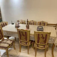 مبلمان ۸ نفره با نهار خوری ۸ نفره|مبلمان خانگی و میز عسلی|تهران, دولاب|دیوار