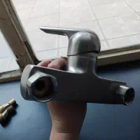 شیر حمام کروم مات|لوازم حمام|مشهد, شهید بهشتی|دیوار