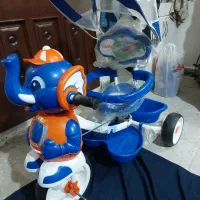 سه چرخه دامبو فنردار مارک دلیجان|اسباب‌بازی بچه|ورامین, ورامین|دیوار