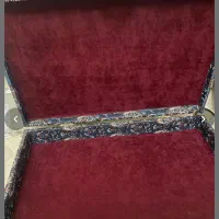 جعبه پارچه ترمه طرح مخمل بزرگ مناسب هدیه و..|صنایع دستی و سایر لوازم تزئینی|تهران, شمس‌آباد|دیوار