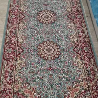 فرش کناره ۱ در ۲ فیروزه ای