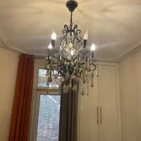 لوستر پنج شاخه خارجی  با اویز