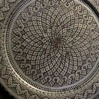 سینی مسی قلمکاری|صنایع دستی و سایر لوازم تزئینی|تهران, طیب|دیوار
