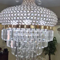 سه عدد لوستر کریستالی زیبا|لوستر و چراغ آویز|تهران, تهرانپارس غربی|دیوار