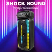 اسپیکر چمدانی بلوتوثی 8 اینچ بهمراه کنترل ومیکروفن|سیستم صوتی خانگی|رشت, کوی طالقانی|دیوار