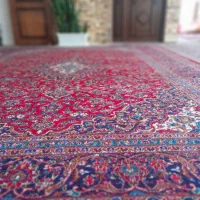 فرش دست باف کاشان ۱۲ متره دو تخته