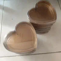 ظرف قلبی پلاستیکی کوچک و بزرگ