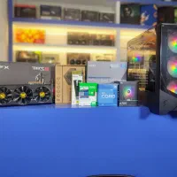 کیس گیمینگ نسل 12 با گرافیکrx 5700xt هم‌رده 3060