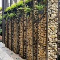 ساخت نمای سنگی وقفس برای قلوه سنگ