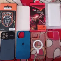 ۴ عدد قاب آیفون ۱۵ پرو مکس با جعبه و در حد نو