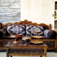 تخت سنتی و مبلمان سنتی 2 متر در 80