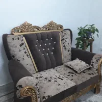 مبل سلطنتی ۹ نفره|مبلمان خانگی و میز عسلی|بجستان, |دیوار