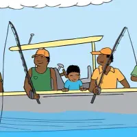 صید ماهی با قایق دریای،قلاب