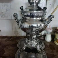 سماور گازسوز در حد نو با سینی