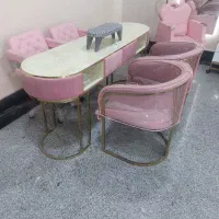 میز ناخن و صندلی و استند لاک در حد نو سفارشی