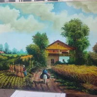 تابلو بوم و رنگ کار دست خودم حدود 27سال پیش