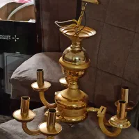 لوستر کلاسیک آب طلا کاری شده|لوستر و چراغ آویز|تهران, سازمان برنامه شمالی|دیوار