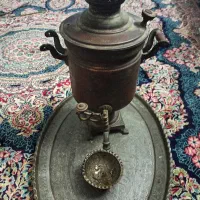 سماور ذغالی مسی قدیمی