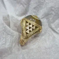 انگشتر تمام طلا سه پوست