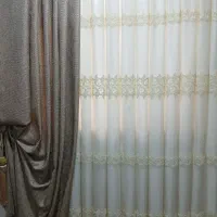 دو عدد پرده همراه با والان|پرده، رانر، رومیزی|خشکبیجار, |دیوار