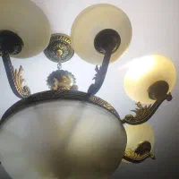 لوستر ۸ شاخه طرح برنز