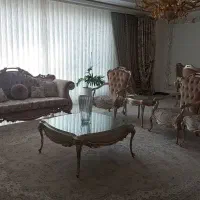 مبلمان ۹نفره ومیز غذا خوری ۸نفره بسیار تمیز|مبلمان خانگی و میز عسلی|اراک, |دیوار