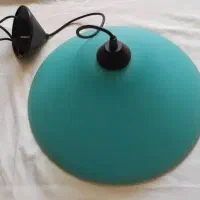 چراغ آویز مخروطی  آبی رنگ