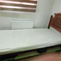 تخت یک نفره همراه تشک|تشک تختخواب|تهران, باغ فیض|دیوار