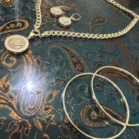 زنجیر کارتیر مدال ورساچ النگو آینه طلا