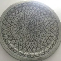 سینی قلمزنی 50 سانتی  قدیمی دو عدد