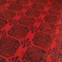 دو عدد فرش ابریشمی ماشینی مدرن وشیک به رنگ قرمز|فرش|آمل, |دیوار