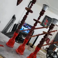 سه عدد قلیان چوب عناب