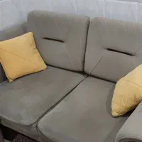 مبل ۷ نفره با جلومبلی چوبی|مبلمان خانگی و میز عسلی|بانه, |دیوار