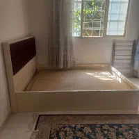 تخت بدون تشک دونفره باکفی سالم بدون شکستگی ۲۵۰۰|تشک تختخواب|اسلام‌شهر, مظفریه|دیوار