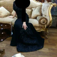 لباس مجلسی ترک مشکی سایز ۳۸