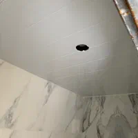 اجرای سقف کاذب pvc و 60*60و ماربل شیت
