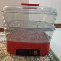 بخار پز دو طبقه حرفه ای