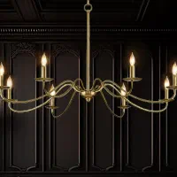 لوستر فلزی مدرن جدید