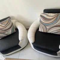مبل راحتی ۵ نفره چرمی