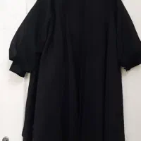 مانتو حریر مشکی
