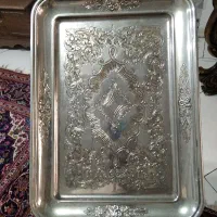 سینی آنتیک سیلور پلیت ایتالیایی