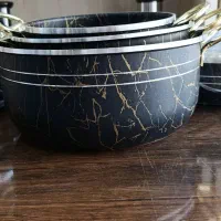 سرویس قابلمه 14پارچه آوینا تفلون|ظروف پخت‌وپز|ساوه, |دیوار