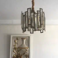 لوستر طرح برنزی