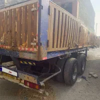تریلی بغلدار ۱۲/۴۰دومحور زیر بنزچهاردست فنر