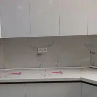 نصب کاغذ دیواری و ماربل شیت|خدمات پیشه و مهارت|سمنان, |دیوار