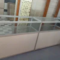ویترین آلمینیومی 2 متری پیشخوان کانتر مغازه