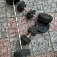 میزچندکاره با۴۰کیلوصفحه هالتر ودمبل