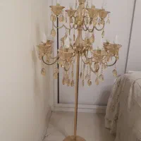 لوستر ایستاده روکش آب طلا|لوستر و چراغ آویز|اصفهان, سعادتآباد|دیوار