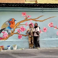 نقاشی دیواری و دیوار نویسی ،دکوراتیو