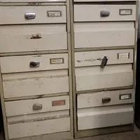 کمد ۴ کشو فلزی چوبی
